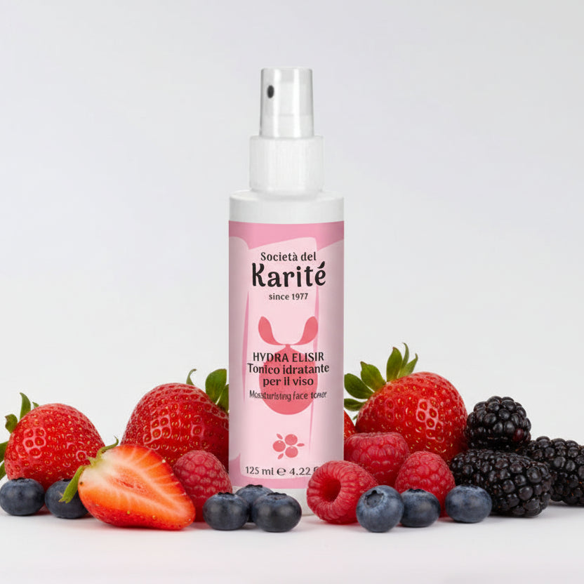 Karité e Frutti di bosco - HYDRA ELISIR tonico idratante (125 ml)