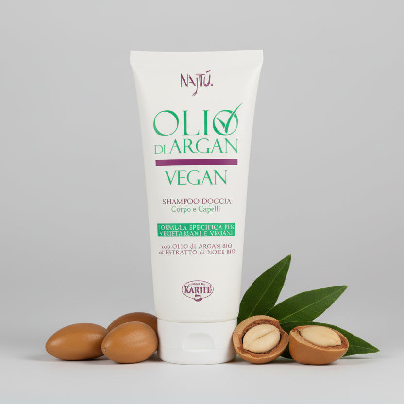 Najtù Olio di Argan Vegan - Shampoo doccia (200 ml)