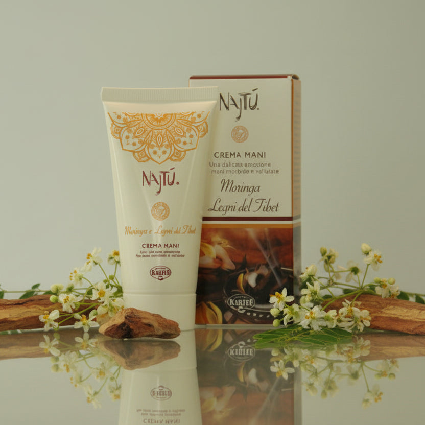 Najtù Moringa e Legni del Tibet - Crema mani (50 ml)