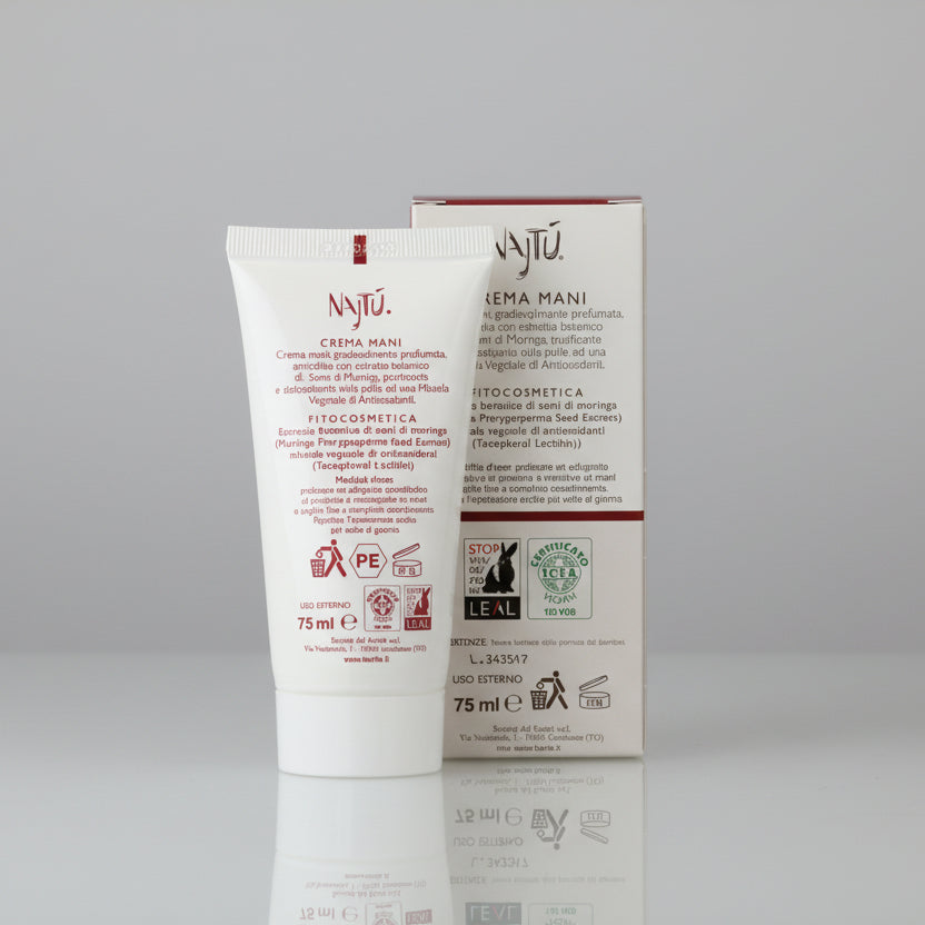 Najtù Moringa e Legni del Tibet - Crema mani (50 ml)