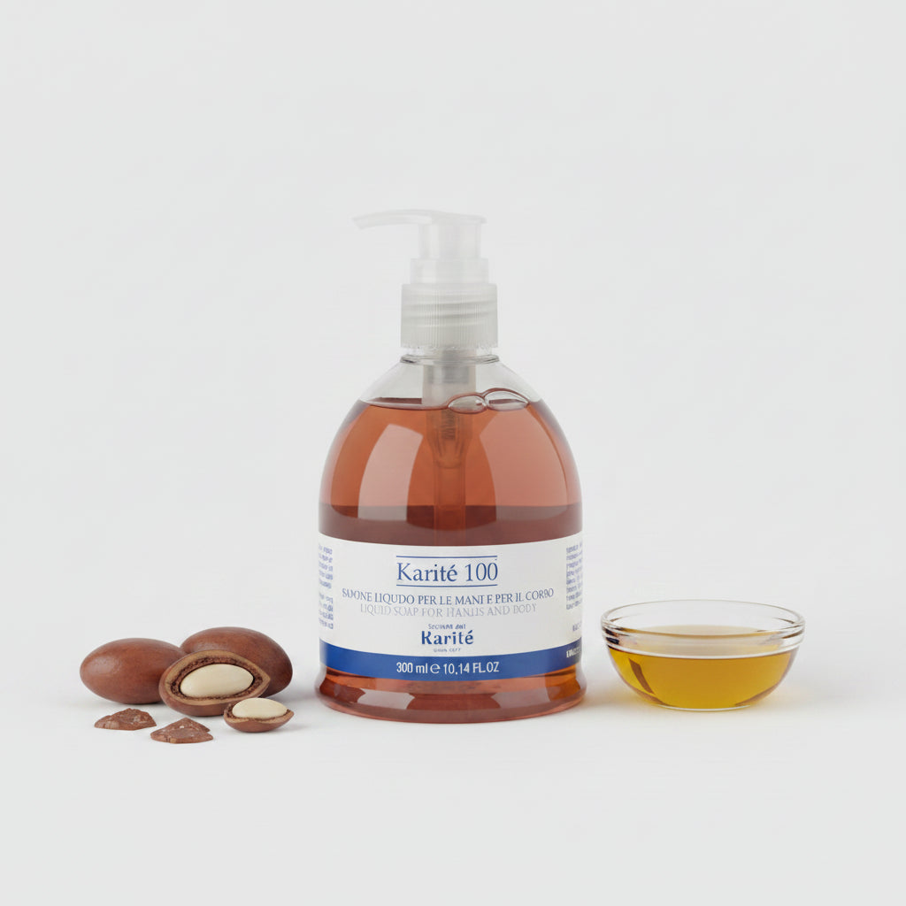 Karité 100 - Sapone liquido per le mani e per il copro