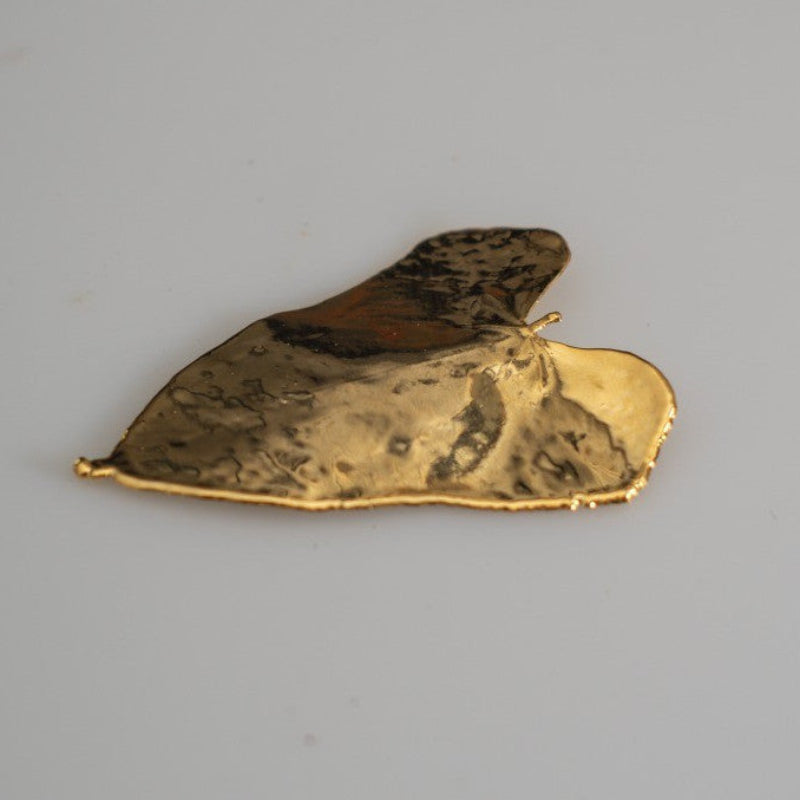 COLLANA CON CIONDOLO DI FOGLIA DI RADICE DI LUCE 85cm