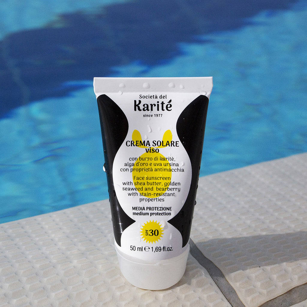 Karité linea solare - Crema solare viso antimacchia SPF 30 (50 ml)