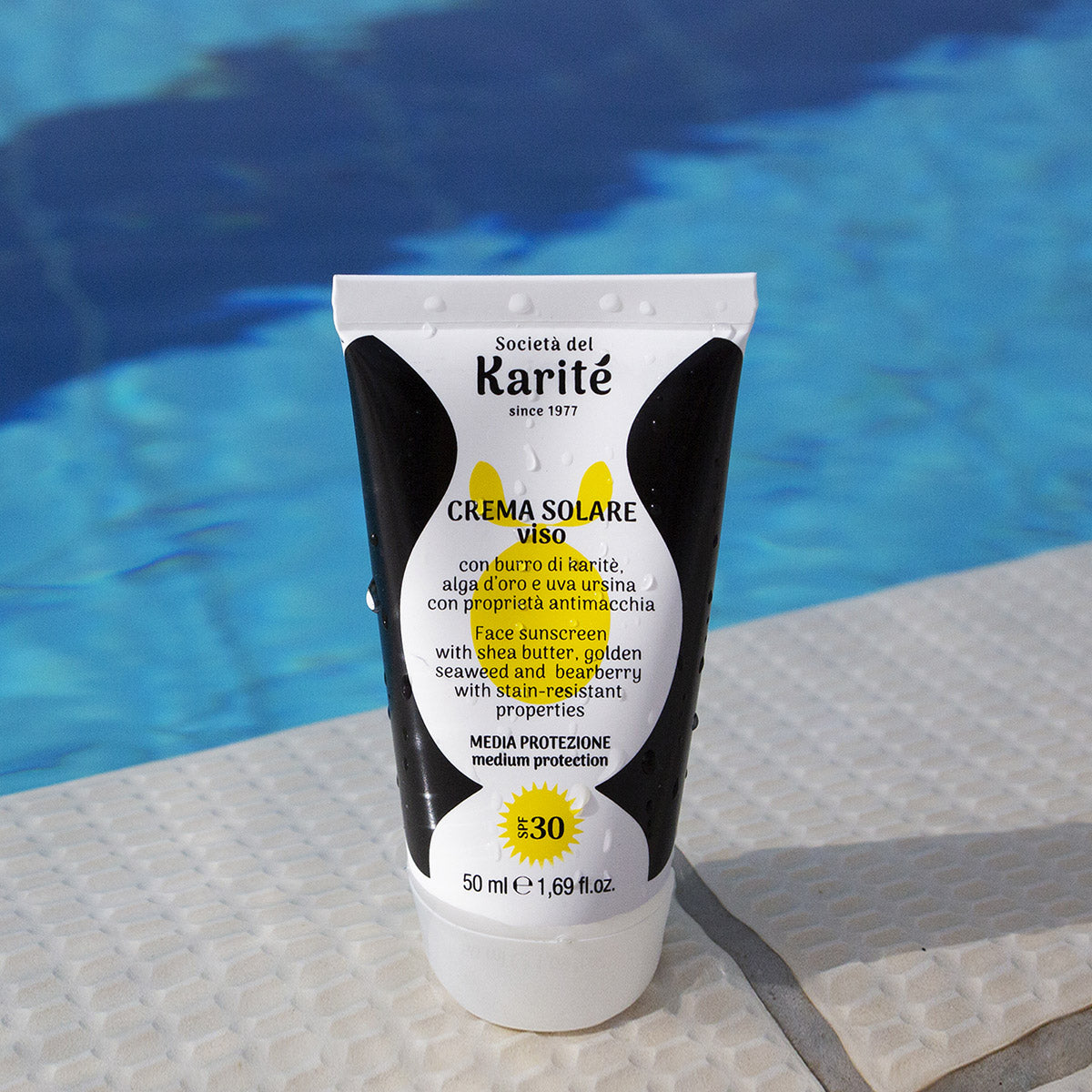 Karité linea solare - Crema solare viso antimacchia SPF 30 (50 ml)
