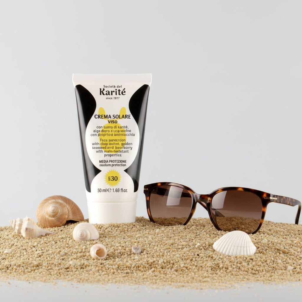 Karité linea solare - Crema solare viso antimacchia SPF 30 (50 ml)
