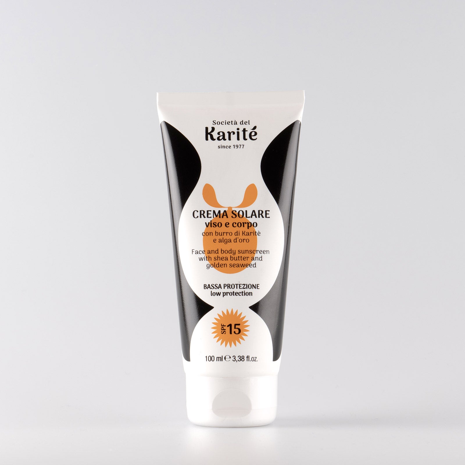 Karité linea solare - Crema solare viso e corpo SPF 15 (100 ml)