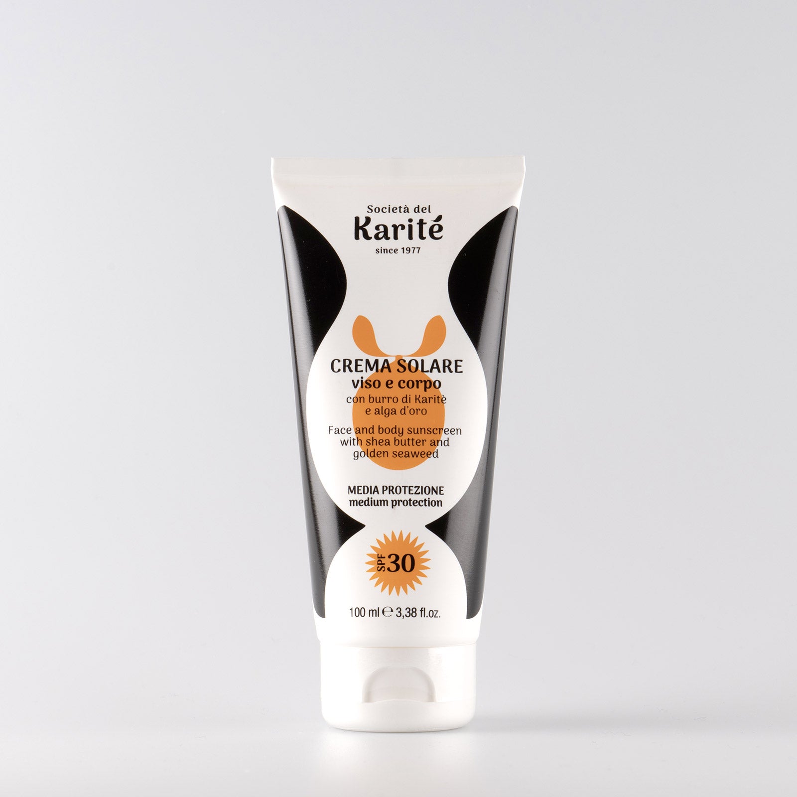 Karité linea solare - Crema solare viso e corpo SPF 30 (100 ml)