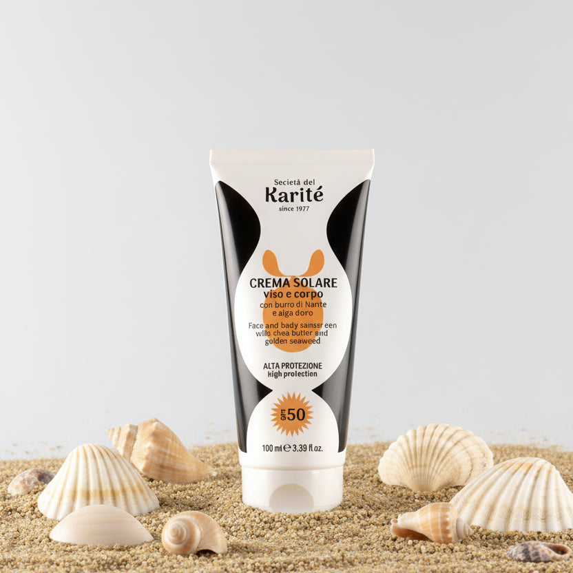 Karité linea solare - Crema solare viso e corpo SPF 50 (100 ml)
