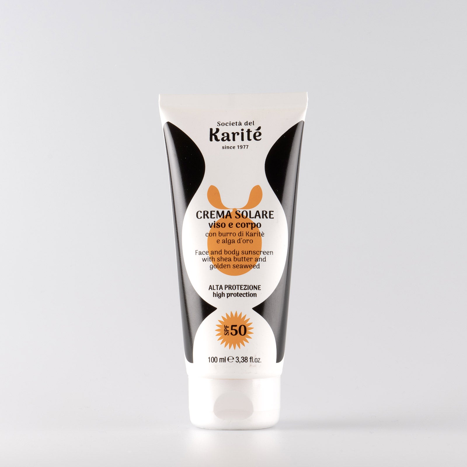 Karité linea solare - Crema solare viso e corpo SPF 50 (100 ml)