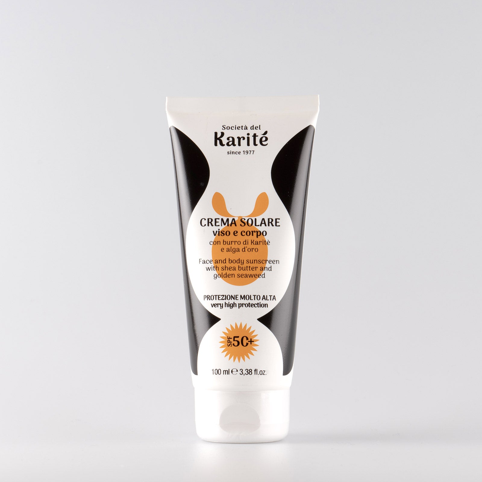 Karité linea solare - Crema solare viso e corpo SPF 50+ (100 ml)