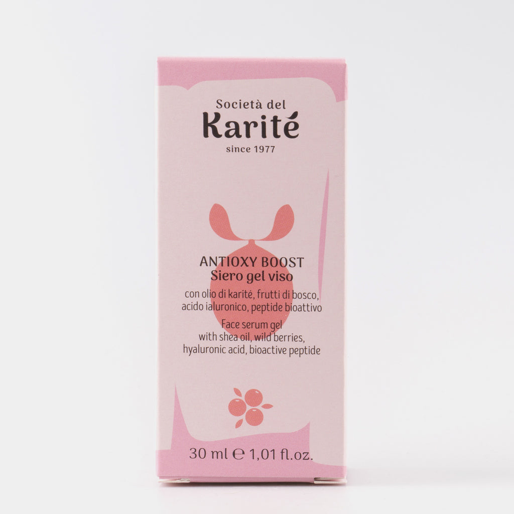 Karité e Frutti di bosco - ANTIOXY BOOST siero gel viso (30 ml)