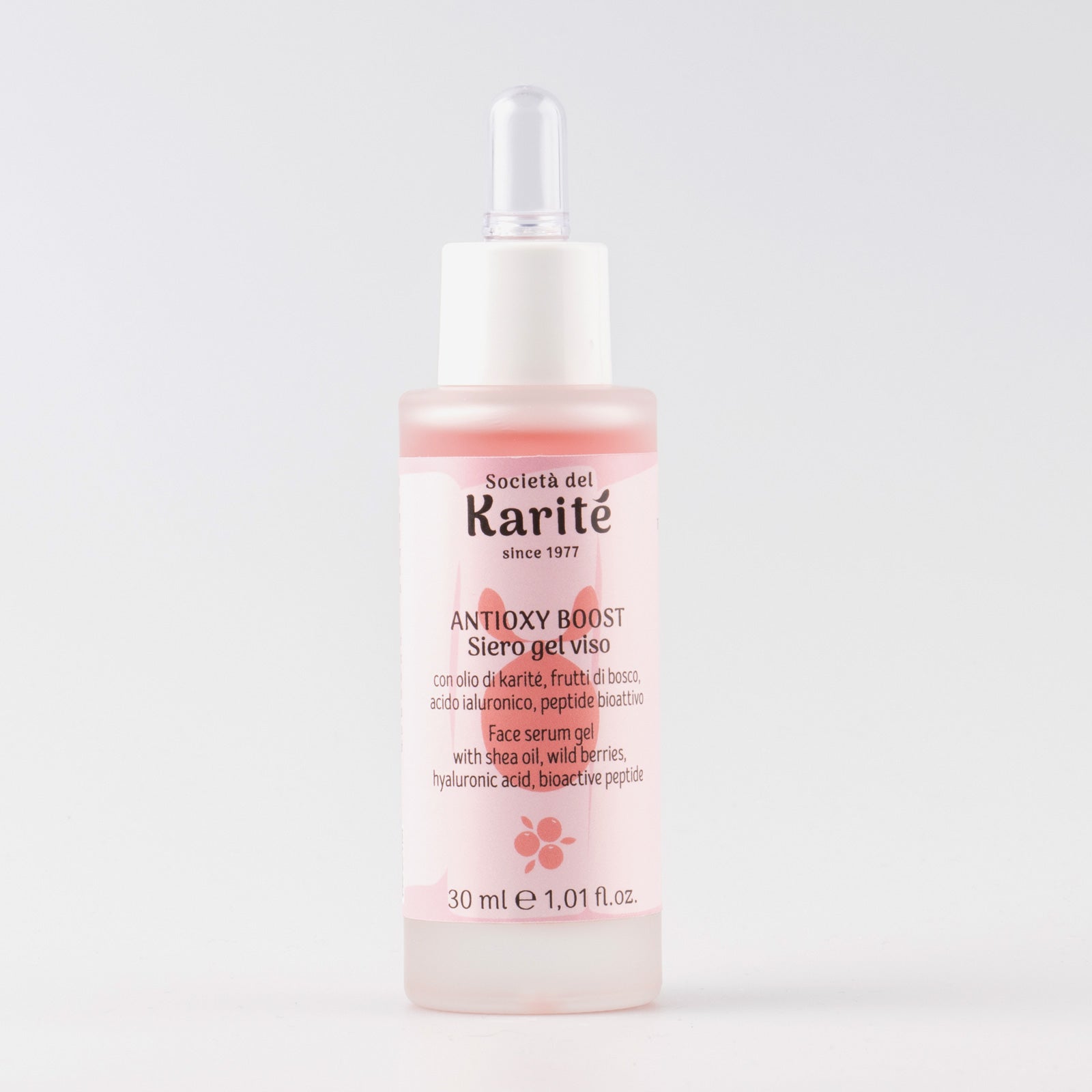 Karité e Frutti di bosco - ANTIOXY BOOST siero gel viso (30 ml)