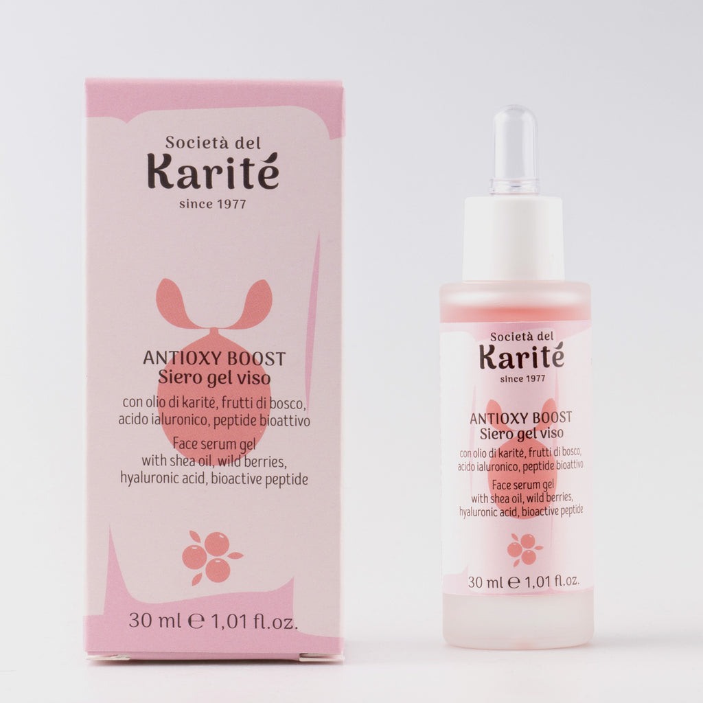 Karité e Frutti di bosco - ANTIOXY BOOST siero gel viso (30 ml)