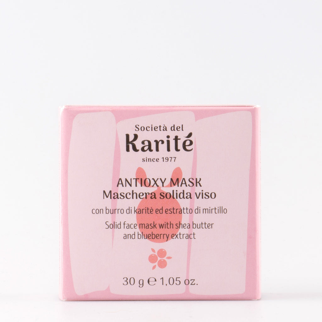 Karité e frutti di bosco - ANTIOXY MASK maschera solida viso (30 g)
