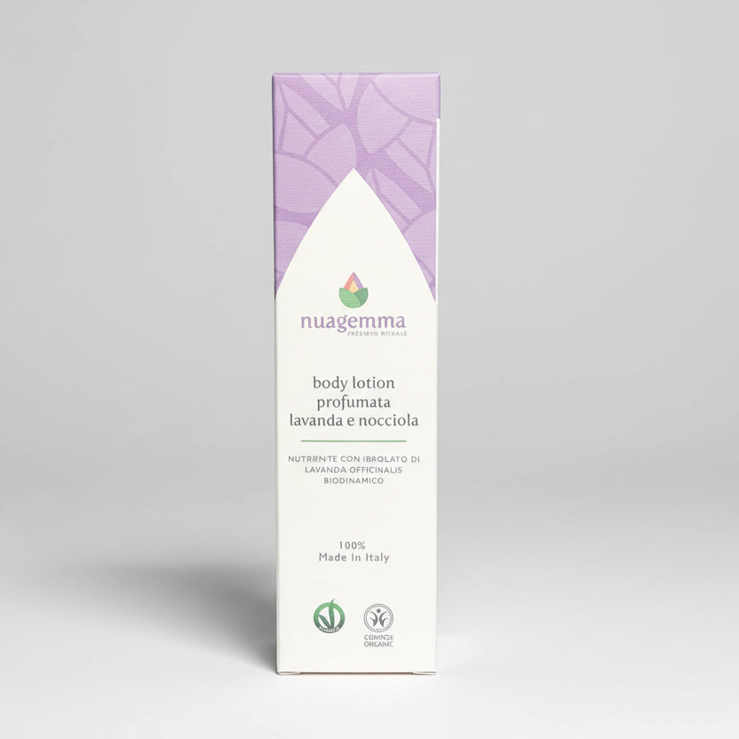 Nuagemma - Body lotion profumata nocciola e lavanda (150 ml)