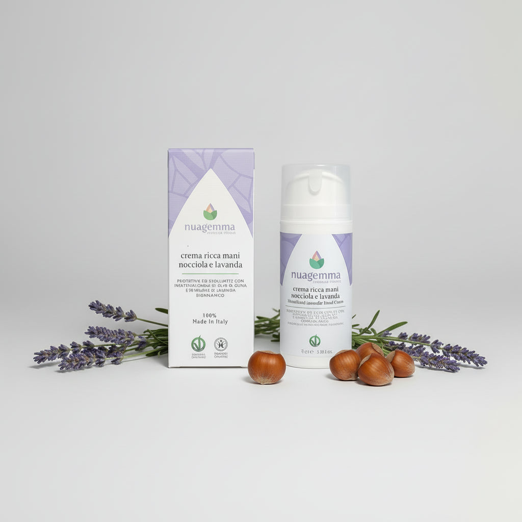Nuagemma - Crema ricca mani nocciola e lavanda (100 ml)