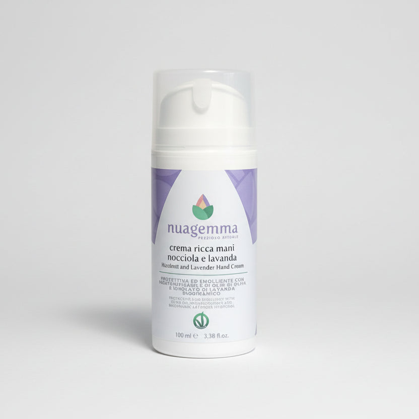 Nuagemma - Crema ricca mani nocciola e lavanda (100 ml)