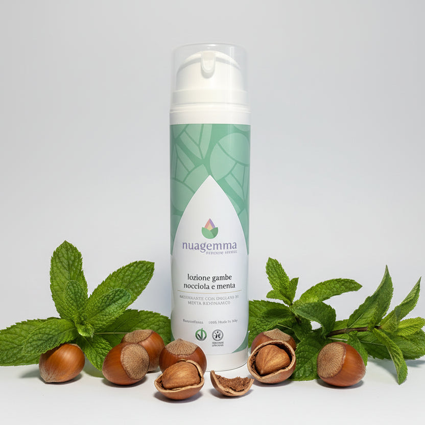 Nuagemma - Lozione gambe nocciola e menta (150 ml)