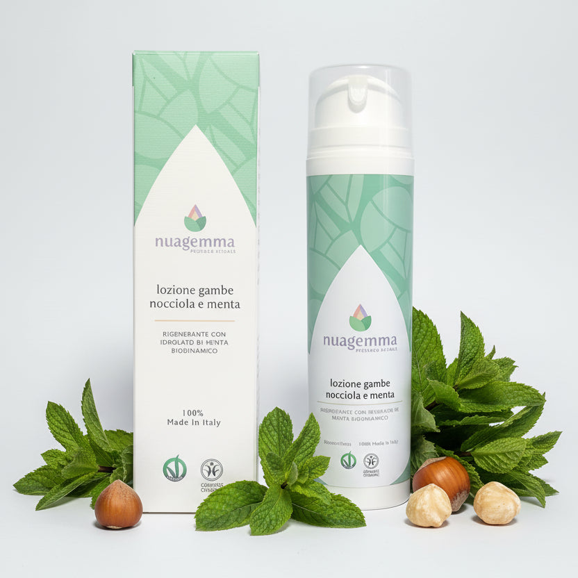 Nuagemma - Lozione gambe nocciola e menta (150 ml)