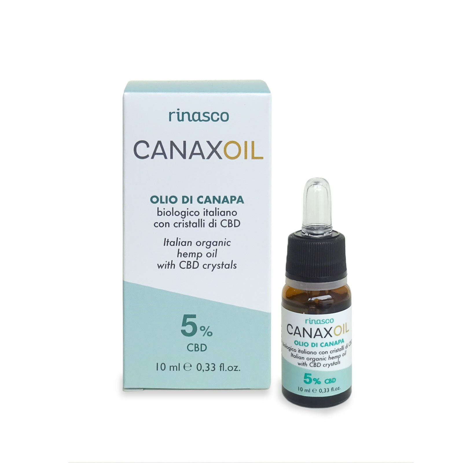 Canaxoil - Olio di Semi di Canapa Bio 5% – Gocce 10ml