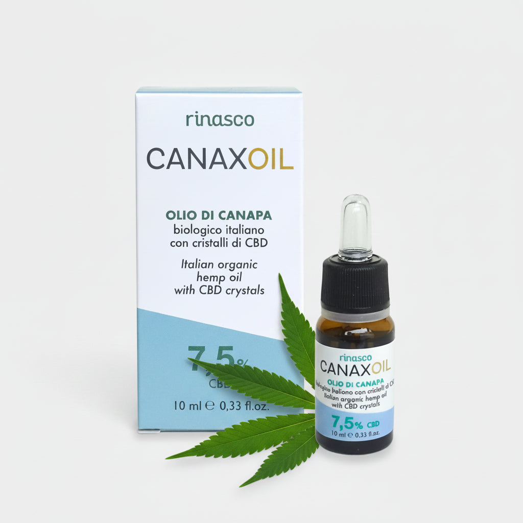 Rinasco Canaxoil - Olio Di Canapa 7,5% CBD (10 ml)