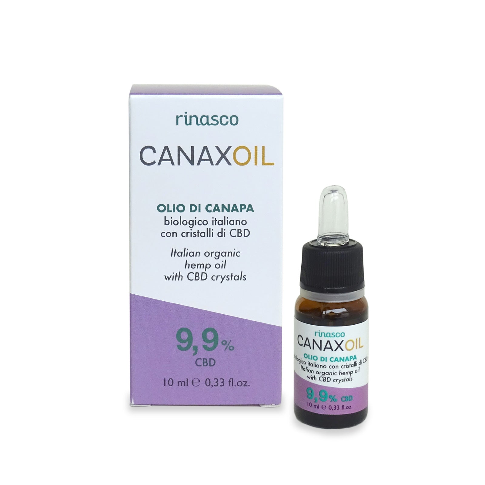 Canaxoil - Olio di Semi di Canapa Bio 9.9% – Gocce 10ml